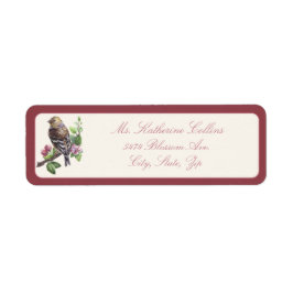 Wasserfarbenvogel an einer Zweigstelle