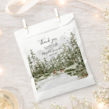 Wasserfarbenwald Rustikale Hochzeit