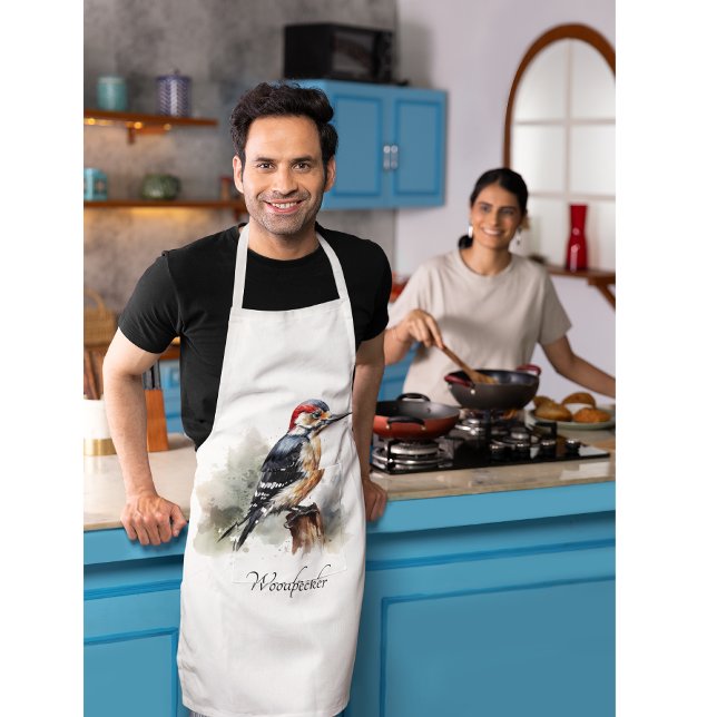 Wasserfarbenwaldspecht Schürze (Von Creator hochgeladen)