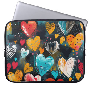 Wasserfarbenwärme - Laptop-Sieb Laptopschutzhülle
