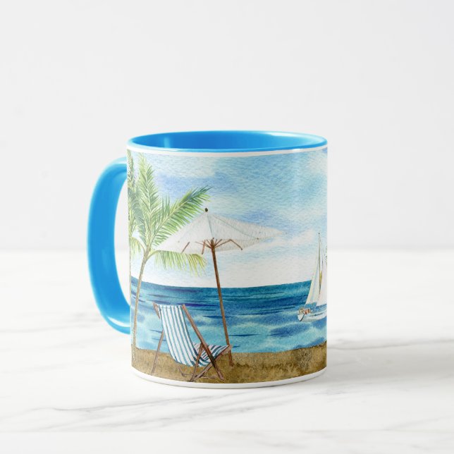 Wasserfarbenwelt Tasse (Vorderseite Links)