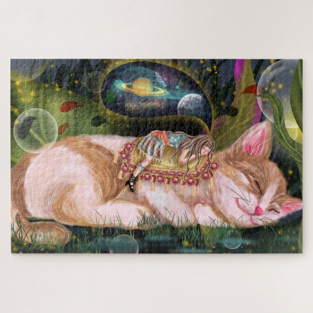 Wasserfarbkatze (Horizontal)
