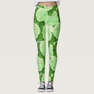 Wasserfarbmuster für Hydrangea Leggings