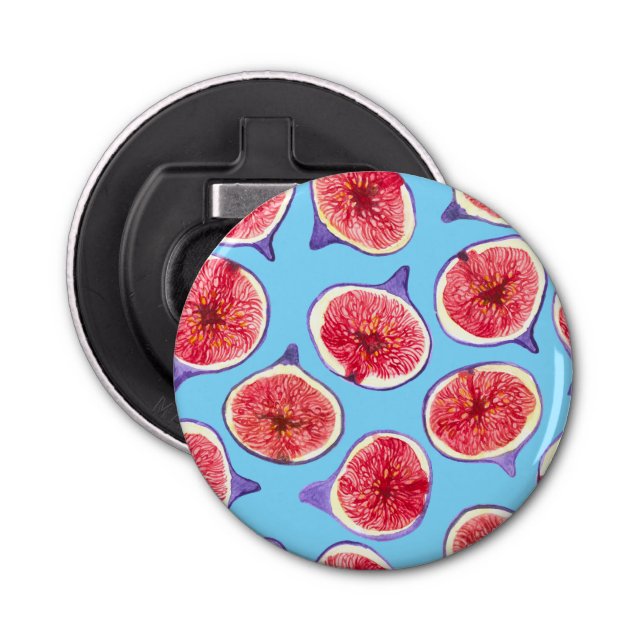 Wasserfarbmuster in Abb-Scheiben Flaschenöffner (Vorderseite)