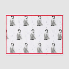 WASSERFARBPENGUIN SEIDENPAPIER