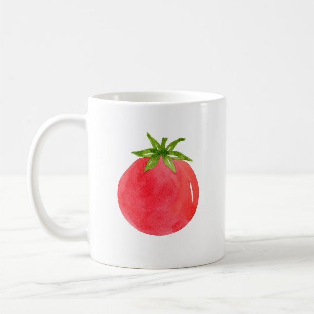 WasserfarbTomate Kaffeetasse (Links)