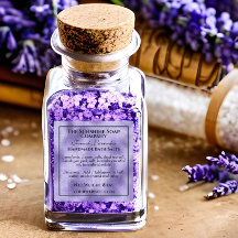 Wasserfeste lila Folie und schwarze Seifenkosmetik