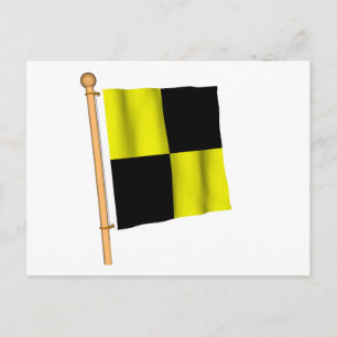 Wasserflagge "L" Postkarte