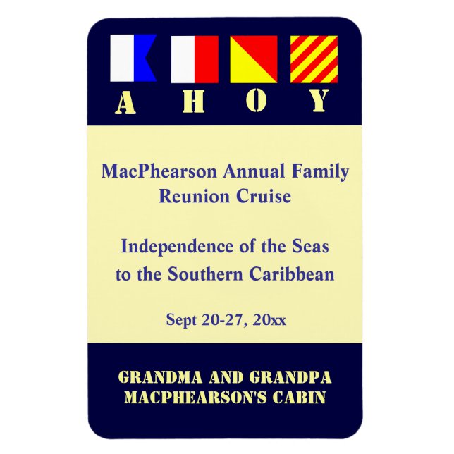 Wasserflags-Türmarkierer Magnet (Vertikal)