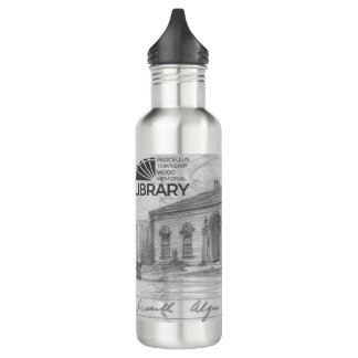 Wasserflasche 1924 Ursprüngliche Architektur Sketc Edelstahlflasche