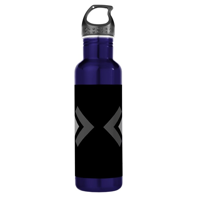 Wasserflasche (24 oz) - Flasche aus rostfreiem Sta Edelstahlflasche (Vorderseite)