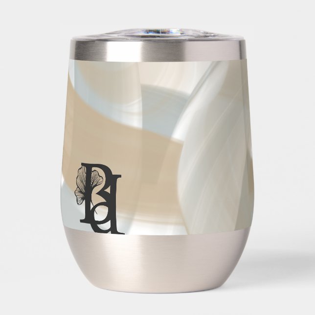 Wasserflasche Abstrakter Trend Sandy Tornado (Vorderseite)