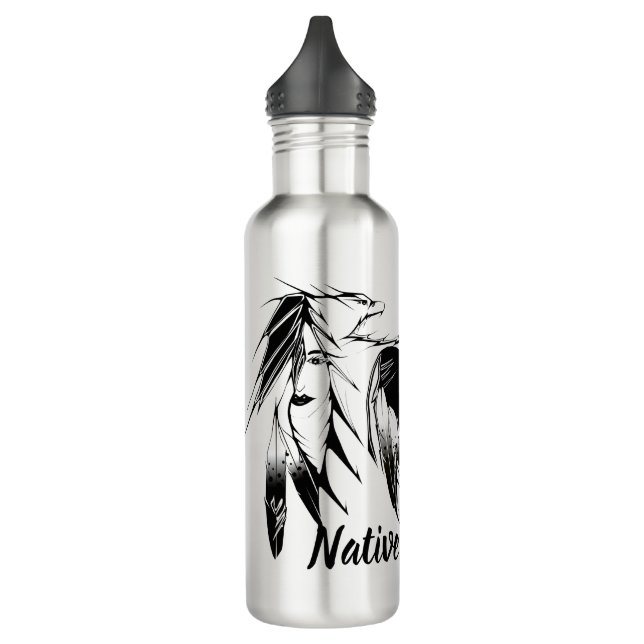 Wasserflasche "Adler Wings" Edelstahlflasche (Links)