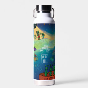 Wasserflasche - Alien Konzert Trinkflasche