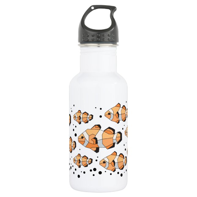 Wasserflasche aus Edelstahl (Vorderseite)