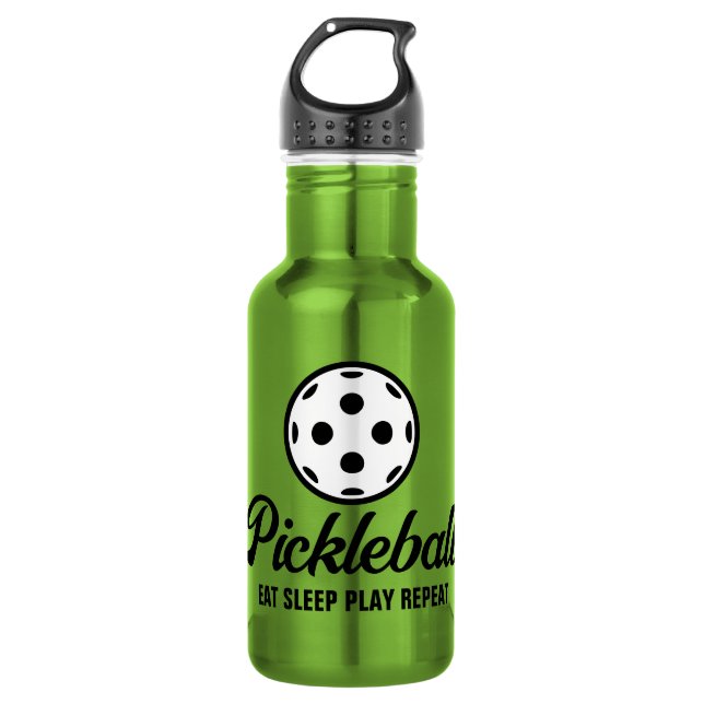 Wasserflasche aus Edelstahl für Pickleball (Vorderseite)