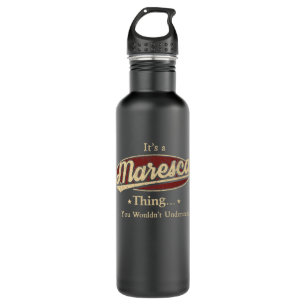 Wasserflasche aus Maresca, Wasserflasche aus Mares Edelstahlflasche