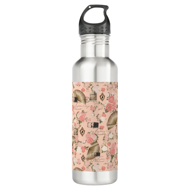 Wasserflasche "Bewässerte Anfänge" Edelstahlflasche (Vorderseite)