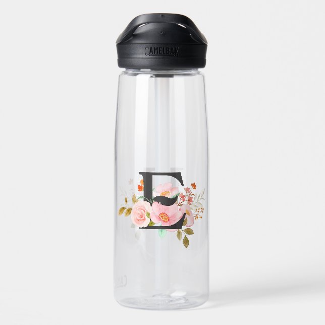 Wasserflasche Buchstabe E Trinkflasche (Rückseite)