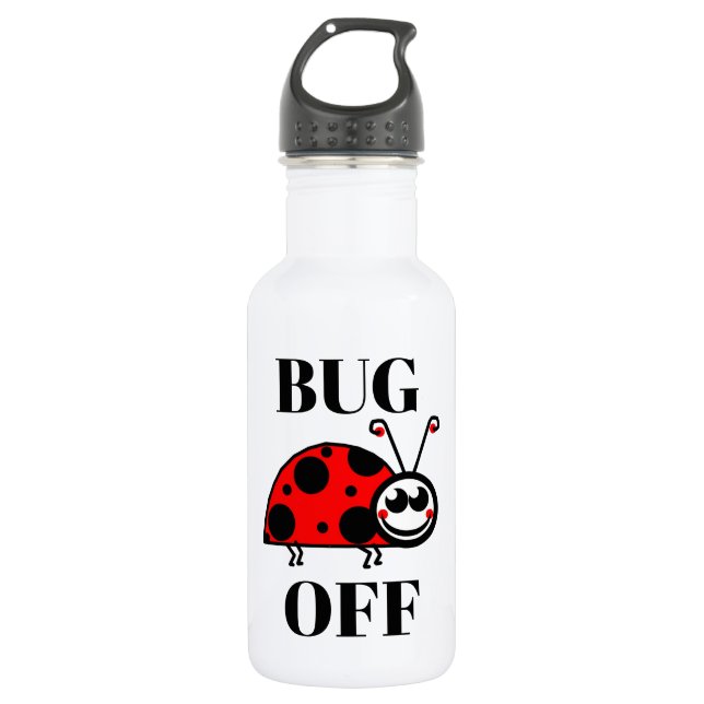 Wasserflasche Bug Off (Vorderseite)