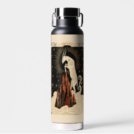 Wasserflasche Capricorn Celestial Zodiac Art Trinkflasche