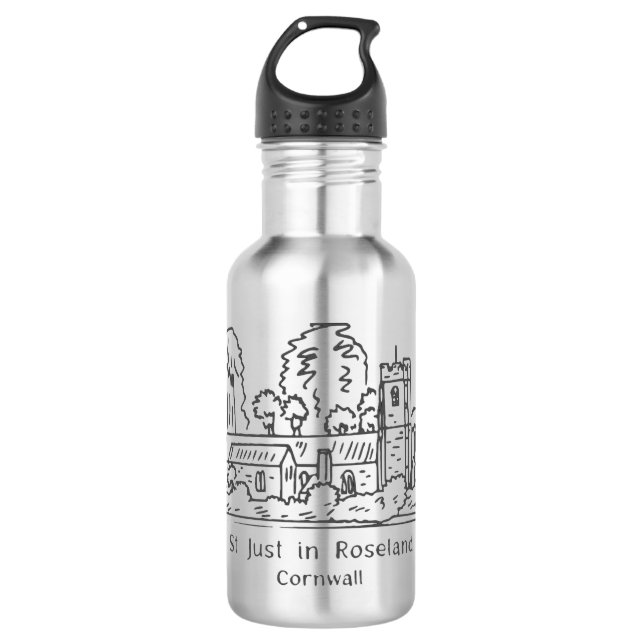 Wasserflasche der Kirche St Just in Roseland (Vorderseite)