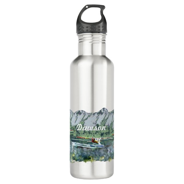 Wasserflasche des personalisierten Piloten Trinkflasche (Vorderseite)
