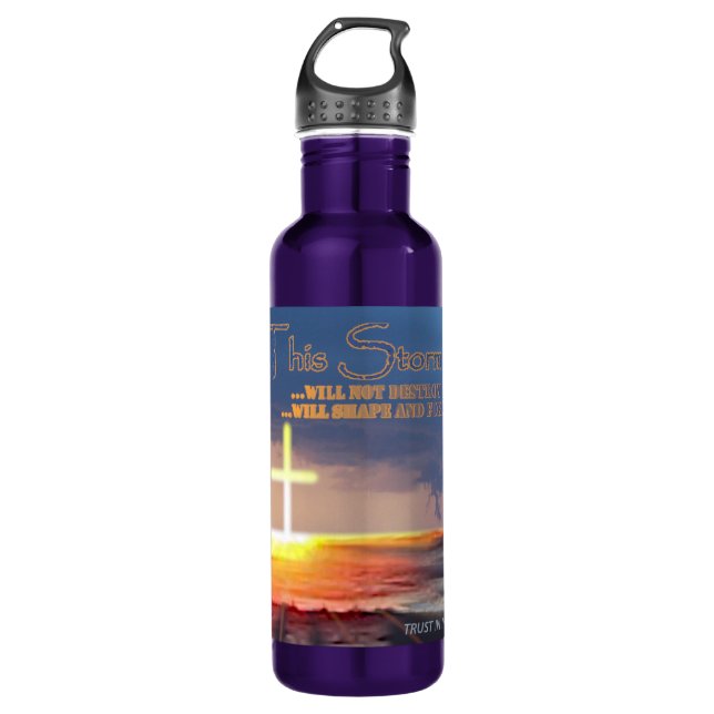 Wasserflasche "Dieser Sturm" Edelstahlflasche (Vorderseite)