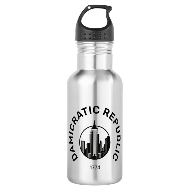Wasserflasche Edelstahlflasche (Vorderseite)