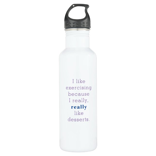 Wasserflasche Edelstahlflasche (Vorderseite)