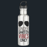 Wasserflasche Edelstahlflasche<br><div class="desc">Kindergarten Vibes nur zurück zur Schule</div>
