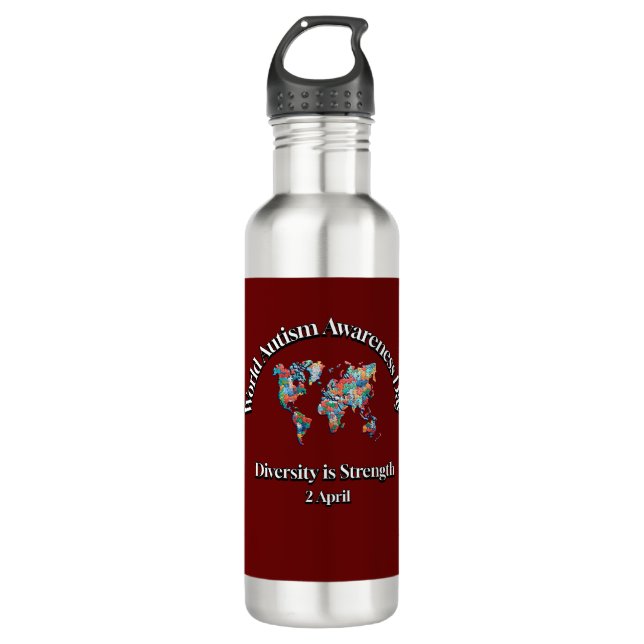 Wasserflasche Edelstahlflasche (Vorderseite)