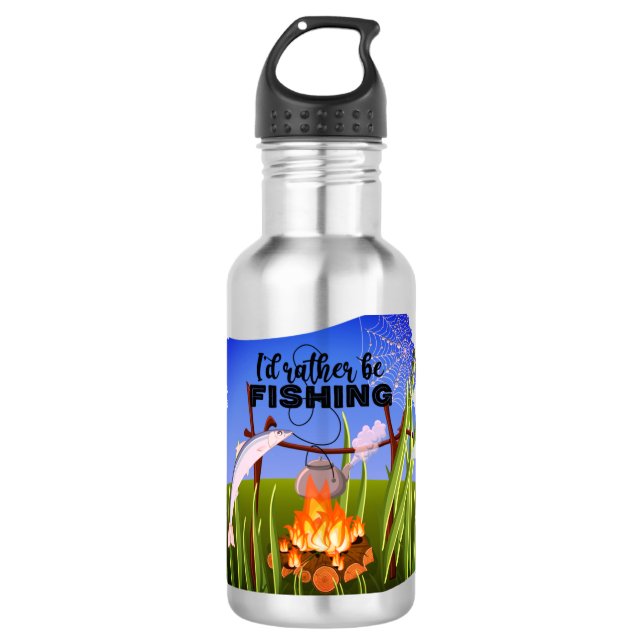 Wasserflasche Edelstahlflasche (Vorderseite)