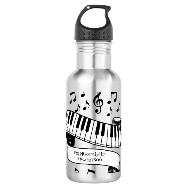 Wasserflasche Edelstahlflasche (Vorderseite)