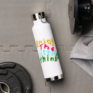 Wasserflasche Enjoy the Little Things Trinkflasche