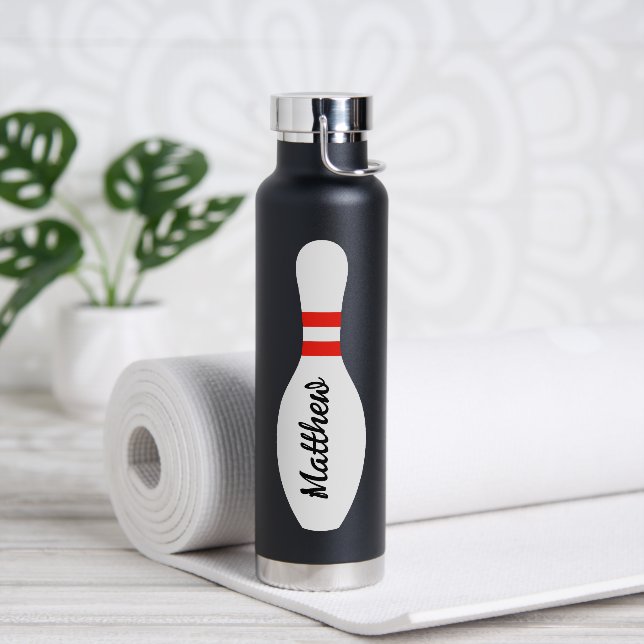 Wasserflasche für Bowling Trinkflasche (Yoga)