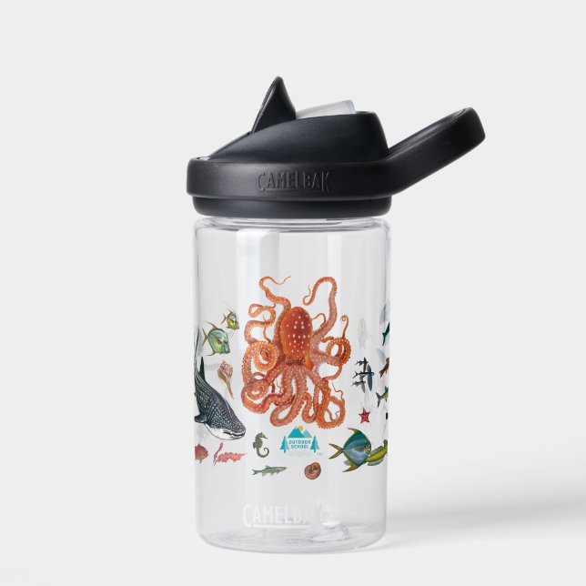 Wasserflasche für die Außenschule Trinkflasche (Links)
