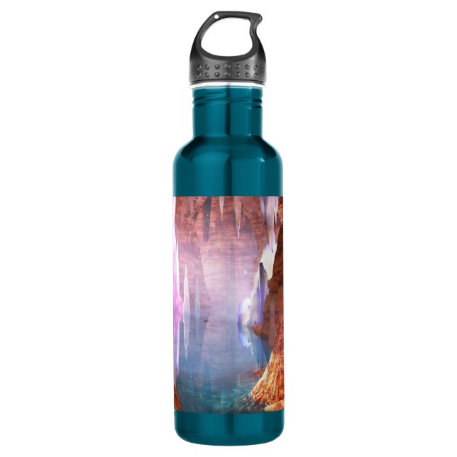 Wasserflasche für Glitterhöhlen Edelstahlflasche (Vorderseite)