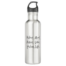 Wasserflasche für positive Flaschen