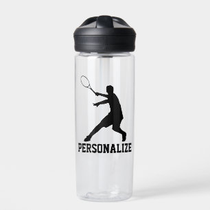 Wasserflasche für Tennisspieler mit personalisiert Trinkflasche