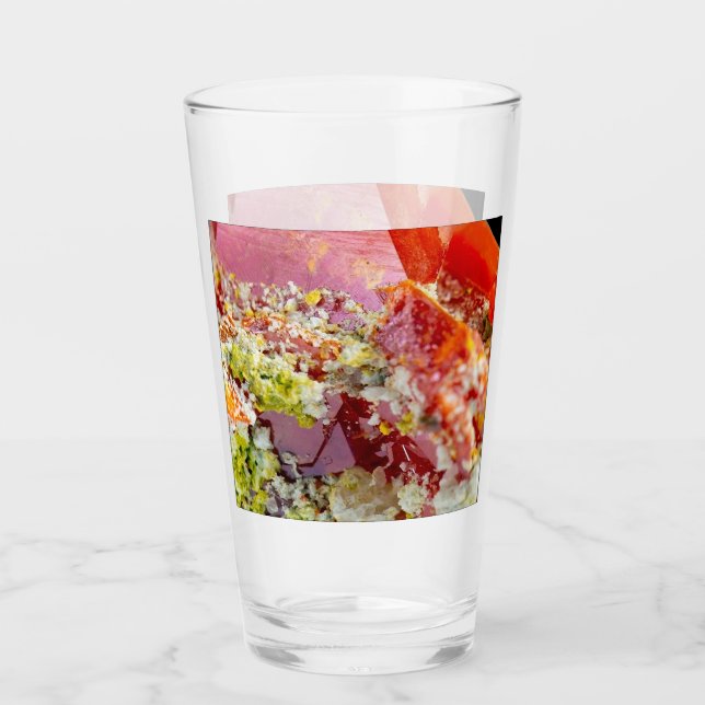 Wasserflasche Glas (Vorderseite)