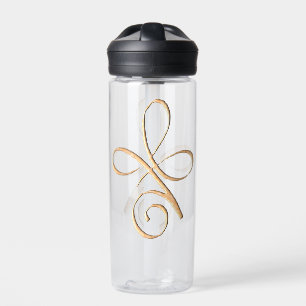 Wasserflasche 'Goldene bedingungslose Liebe' Trinkflasche