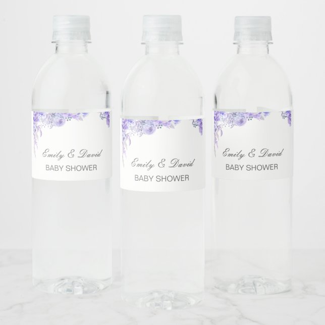 Wasserflasche, Hochzeit, Babydusche Wa (Flaschen)