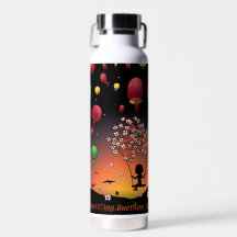 Wasserflasche - Im Fluss