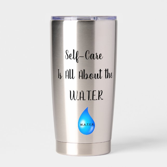 Wasserflasche Isolierter Becher (Vorderseite)