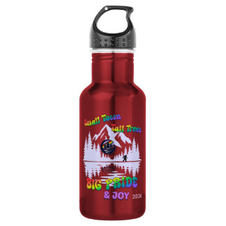 Wasserflasche 'Kleine Stadt, Hohe Bäume, Großer St