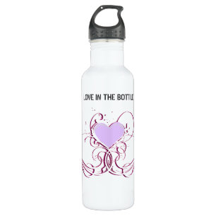 WASSERFLASCHE - LIEBE IN DER FLASCHE EDELSTAHLFLASCHE