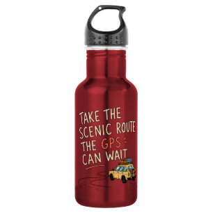 Wasserflasche 'Mache die landschaftlich schöne Rou