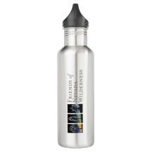 Wasserflasche mit beiden Logos