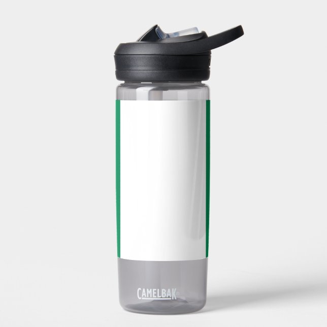 Wasserflasche mit der Flagge Nigerias Trinkflasche (Links)